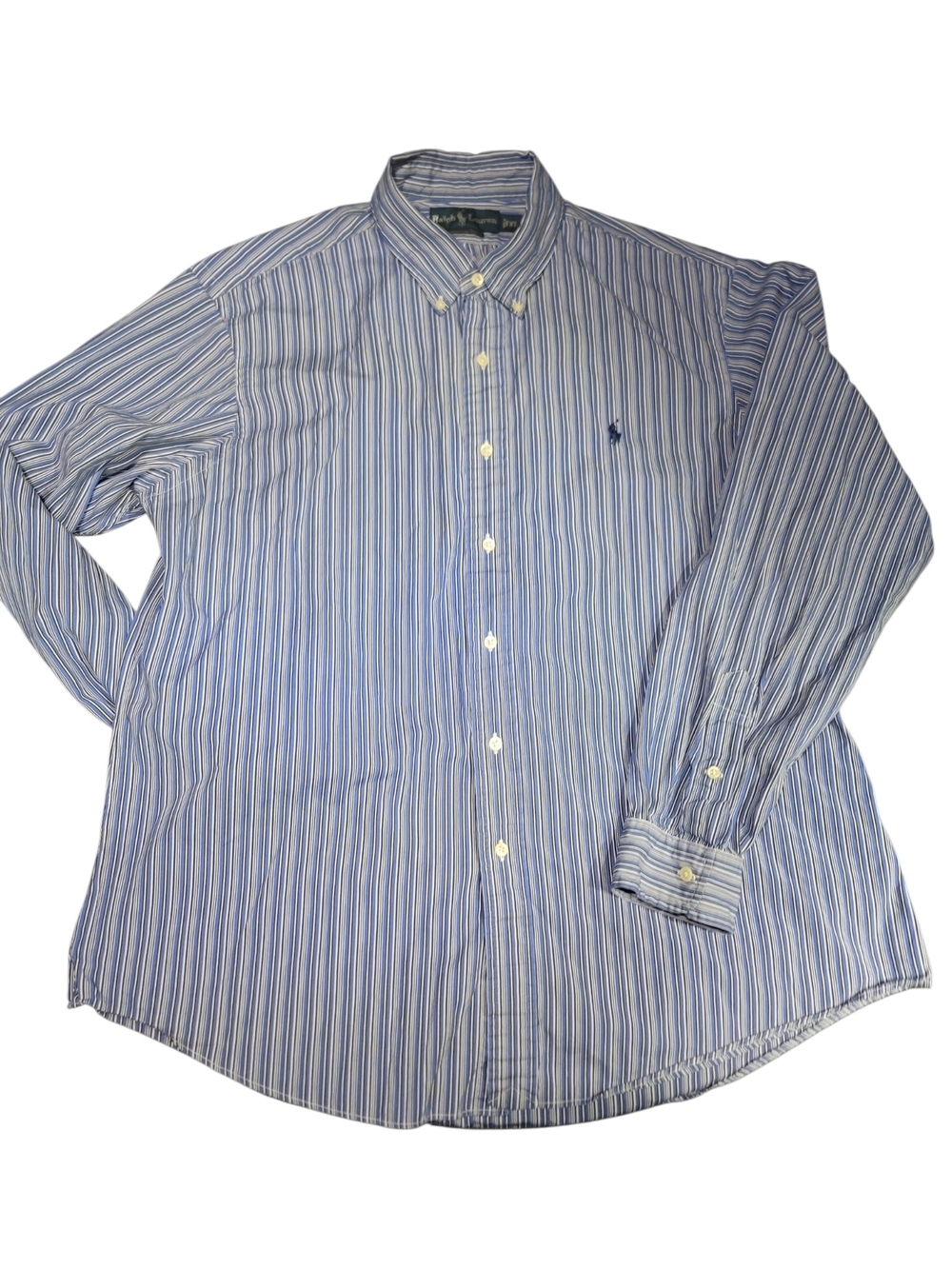 Polo by Ralph Lauren Blue Stripe Button-Down Shirt